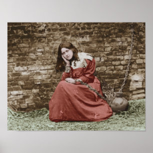 ST THERESE AS JOAN OF ARC. POSTER