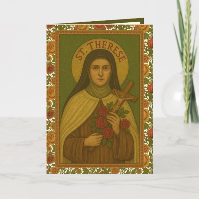 St. Thérèse Friend It Is Love Alone That Counts Card (Front)