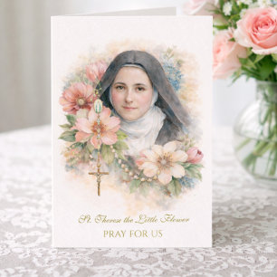 St. Thérèse Holy Rosary “Everything is Grace” Card