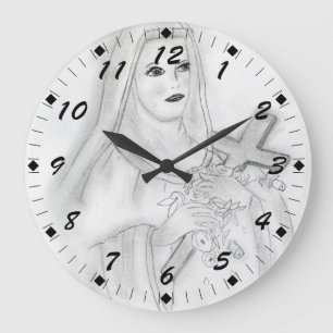 St Therese Large Clock