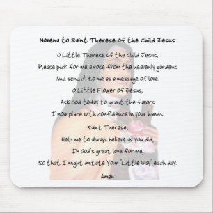 St Therese Mouse Pad