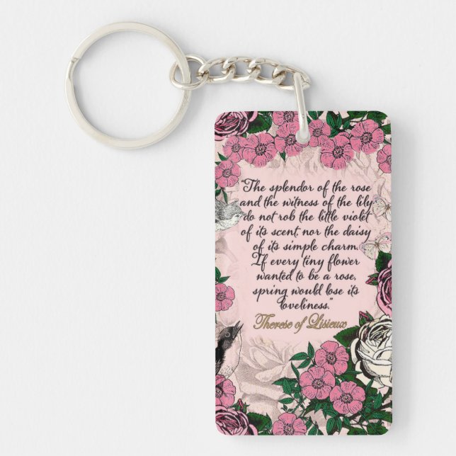 St. Therese of Lisieux key chain (Front)
