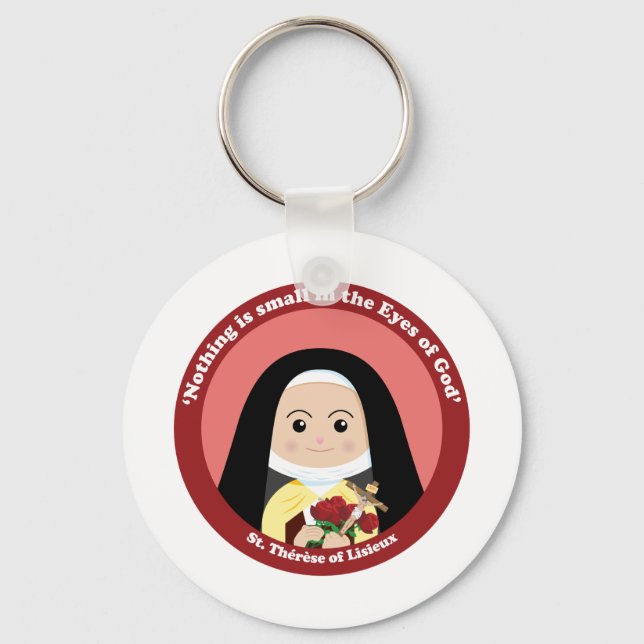 St. Thérèse of Lisieux Key Ring (Front)