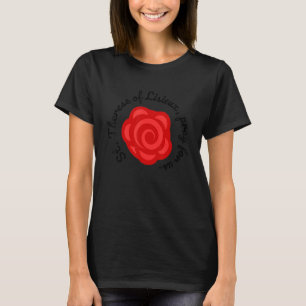 St Therese Of Lisieux Kids Little Flower Rose Cath T-Shirt