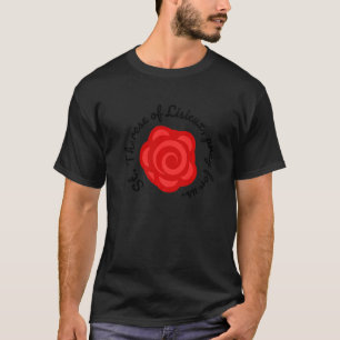 St Therese Of Lisieux Kids Little Flower Rose Cath T-Shirt