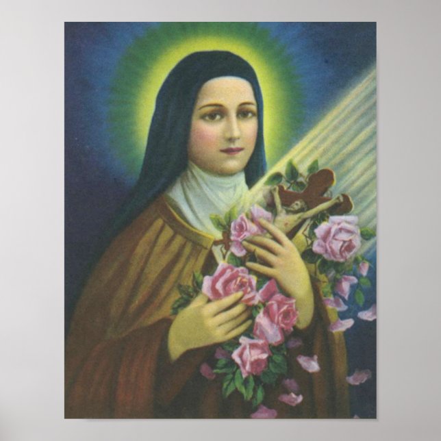 St. Therese of Lisieux Little Flower of Jesus Poster (Front)