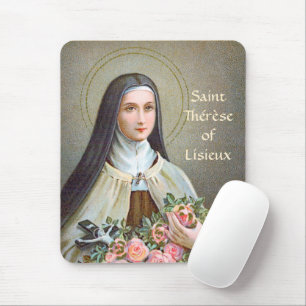 St. Therese of Lisieux the Little Flower (BJE 01) Mouse Pad