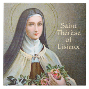 St. Therese of Lisieux the Little Flower (BJE 01) Tile