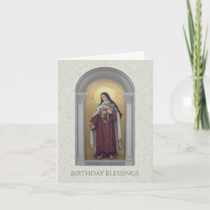 St. Therese of the Child Jesus Birthday Card