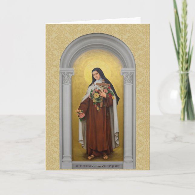 St. Therese of the Child Jesus Lisieux Card (Front)