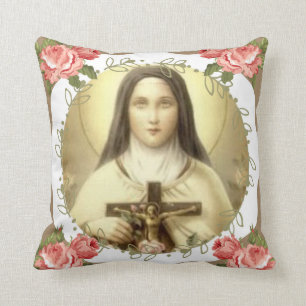 St. Therese of the Child Jesus Little Flower Cushion