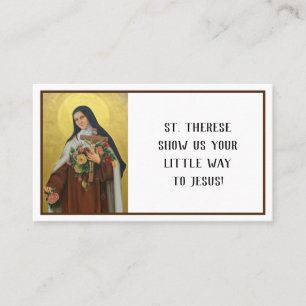St. Therese Religious Prayer Holy Cards