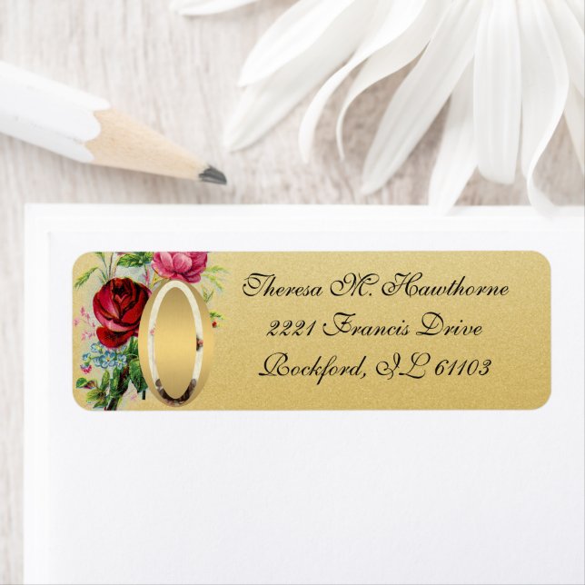 St. Therese Roses Gold  Elegant  Catholic (Insitu)