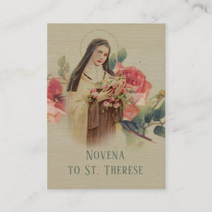 St. Therese the Little Flower Novena Cards