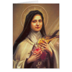St. Therese the Little Flower Pink Roses