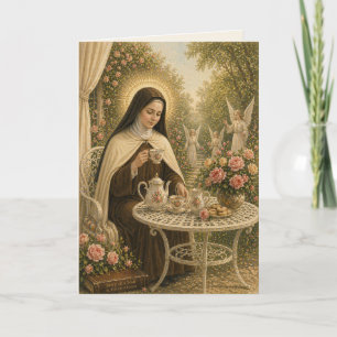 St Therese Trust in Merciful Love Catholic  Card