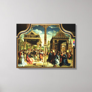 St. Thomas and St. Matthew Altarpiece Canvas Print
