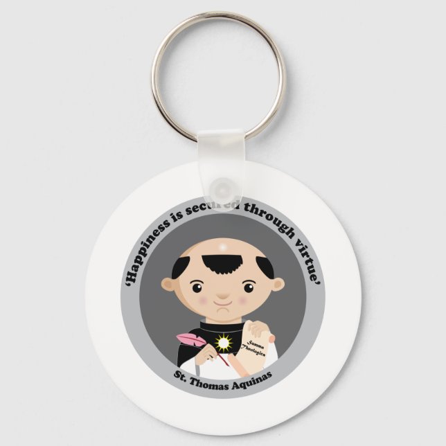 St. Thomas Aquinas Key Ring (Front)