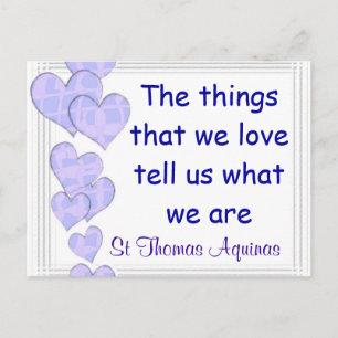 St Thomas Aquinas postcard