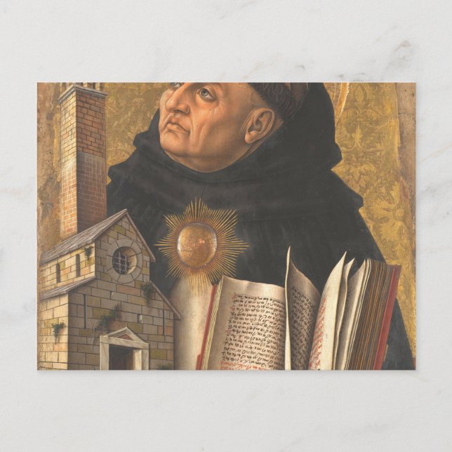 St Thomas Aquinas Postcard (Front)