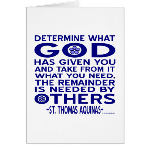St. Thomas Aquinas Quote
