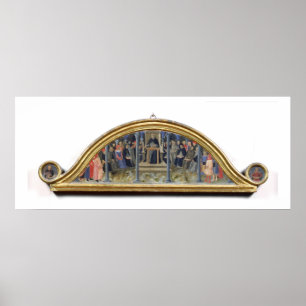 St. Thomas Aquinas Teaching (panel oil) Poster
