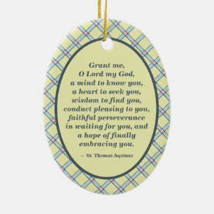 St. Thomas Aquinas (VVP 002) Ceramic Tree Decoration