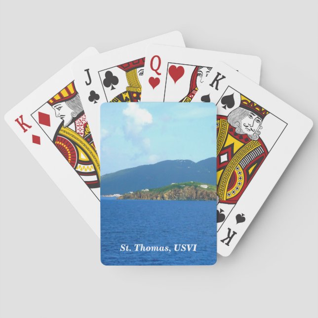St. Thomas Arrival Playing Cards (Back)