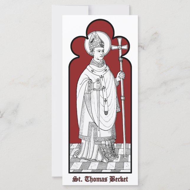St. Thomas Becket Holding a Sword (M 033) (Front)