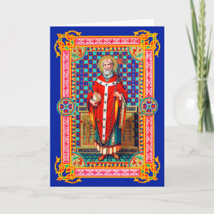 St. Thomas Becket in Red Chasuble (K 34) Card