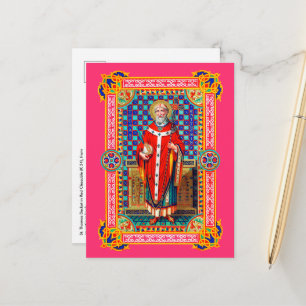 St. Thomas Becket in Red Chasuble (K 34) Postcard