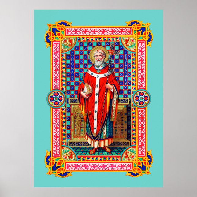 St. Thomas Becket in Red Chasuble (K 34) Poster (Front)
