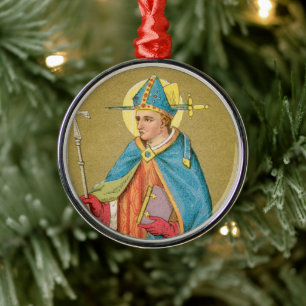St. Thomas Becket with Sword in Mitre (P 005) Metal Tree Decoration