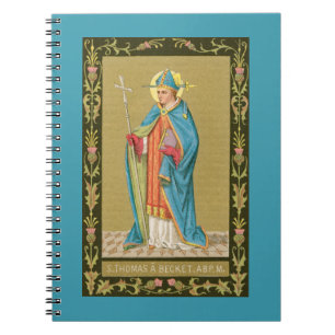 St. Thomas Becket with Sword in Mitre (P 005) Notebook