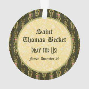 St. Thomas Becket with Sword in Mitre (P 005) Ornament