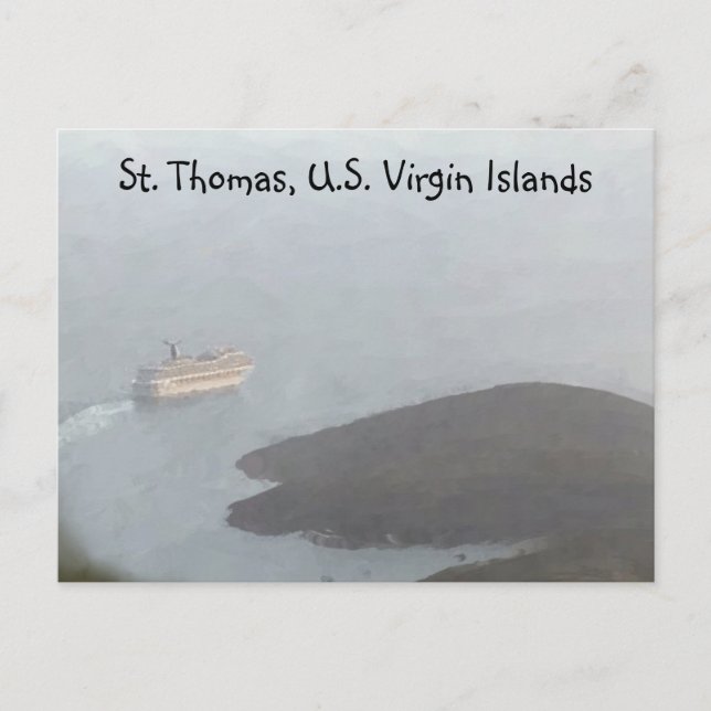 St. Thomas Cruise Postcard (Front)
