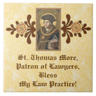 St. Thomas More (SAU 026) Law Practice Blessing Tile