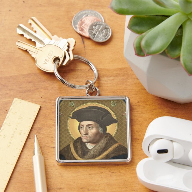 St. Thomas More (SAU 026) Premium Metal Key Ring (Desk)