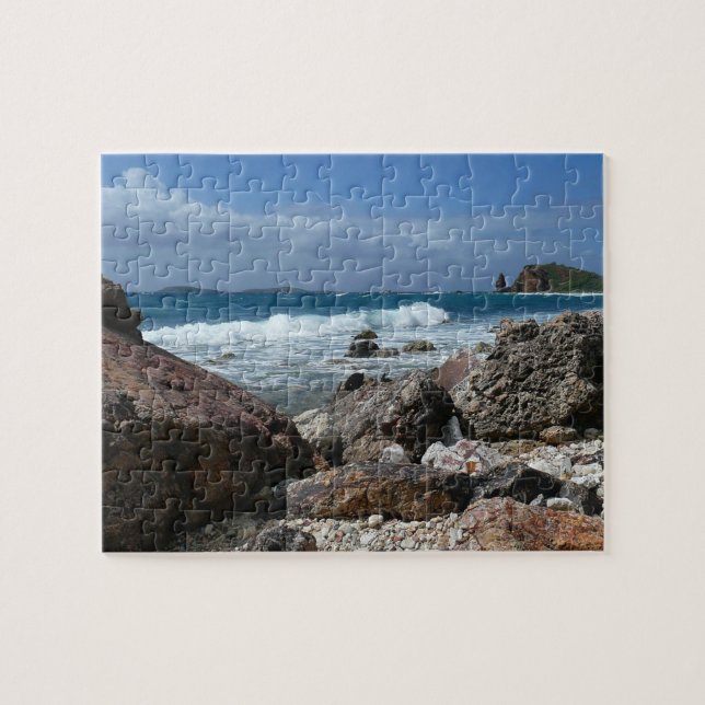 St. Thomas Rocky Beach Jigsaw Puzzle (Horizontal)