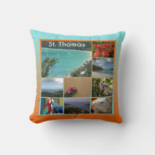 St. Thomas - Scenic Photo Collage 6119 Cushion