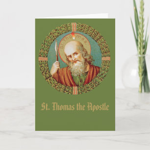 St Thomas the Apostle (JMAS12) Blank Greeting Card
