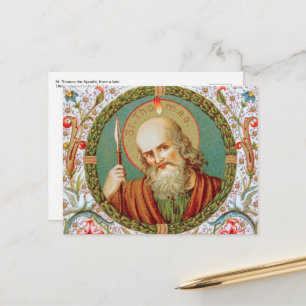 St. Thomas the Apostle (JMAS 12) Postcard