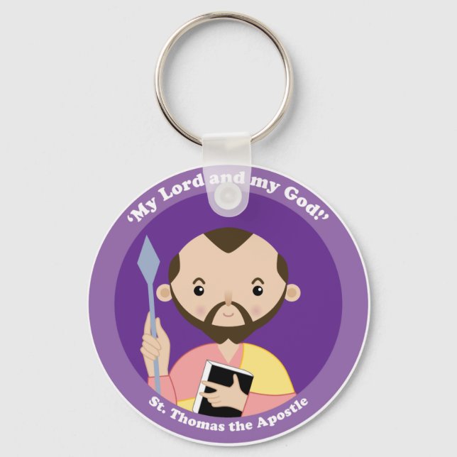 St. Thomas the Apostle Key Ring (Front)