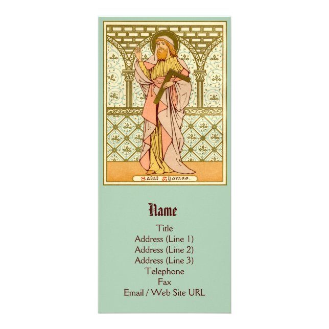 St. Thomas the Apostle (RLS 18) (Style 1) Rack Card (Front)