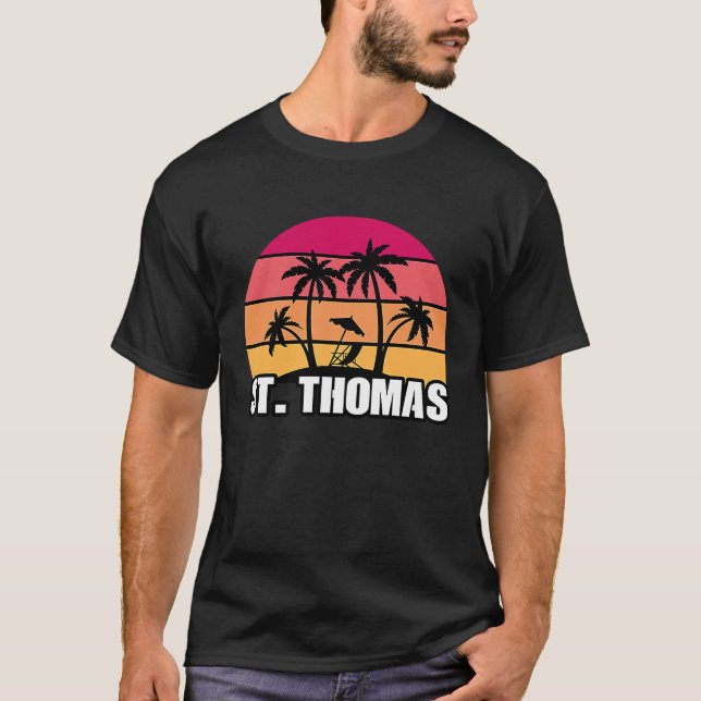St Thomas Travel Souvenir T-Shirt (Front)