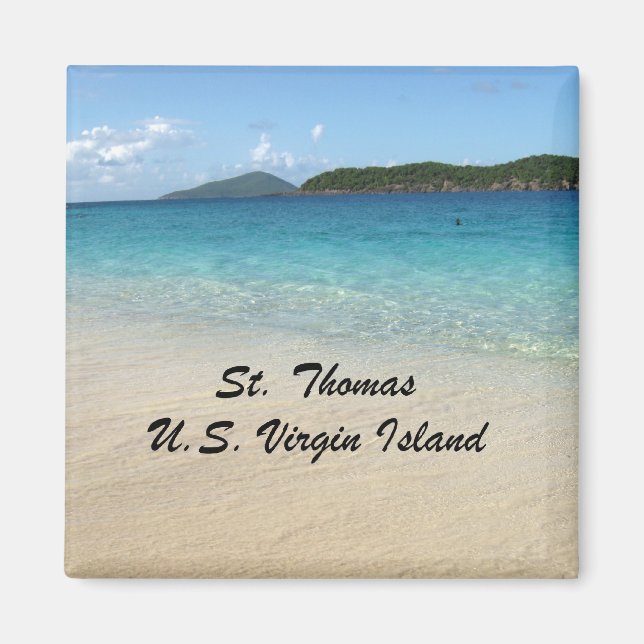 St. Thomas, U.S. Virgin Island Magnet (Front)