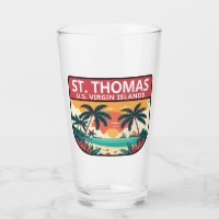 St Thomas U.S. Virgin Islands Retro Emblem