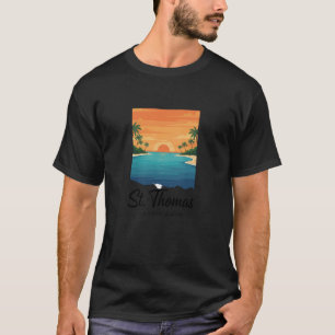 St Thomas U.s. Virgin Islands Sunset Beach Vacatio T-Shirt