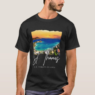 St. Thomas US Virgin Islands Beach USVI Pride Souv T-Shirt