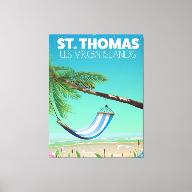 St Thomas US Virgin Islands. Canvas Print (Front)